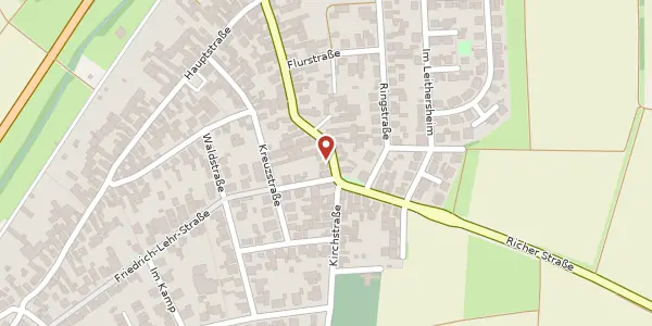 Karte der Umgebung von Kirchstr. 27, 64839 Münster