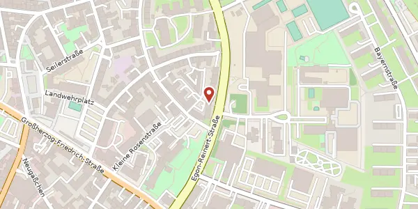 Karte der Umgebung von Egon-Reinert-Straße 21, 66111 Saarbrücken