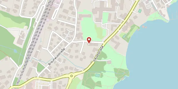 Karte der Umgebung von Gröberweg 5, 82327 Tutzing