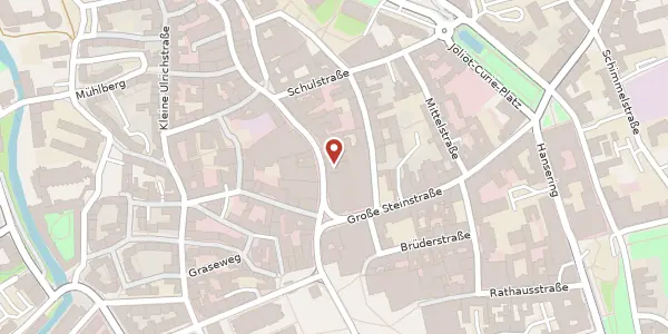 Karte der Umgebung von Große Ulrichstraße 59, 06108 Halle (Saale)