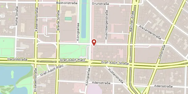 Karte der Umgebung von Königsallee 92a, 40212 Düsseldorf