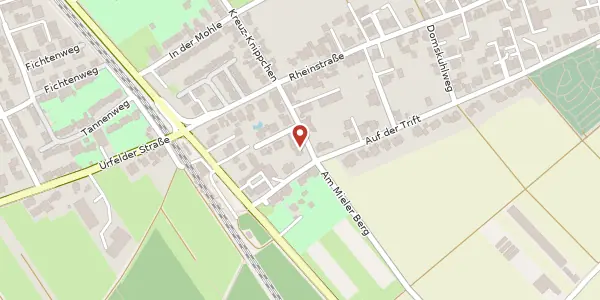 Karte der Umgebung von Am Mieler Berg 14, 50389 Wesseling