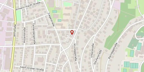 Karte der Umgebung von Seestraße 50, 88214 Ravensburg