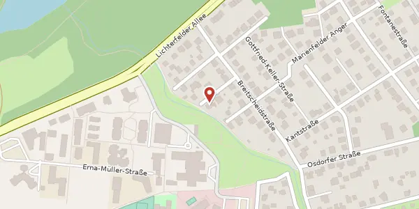 Karte der Umgebung von Ganghoferstraße 3, 14513 Teltow
