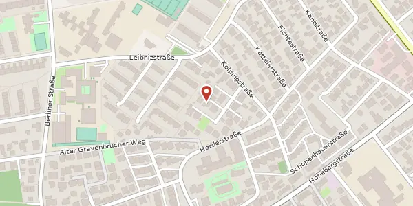 Karte der Umgebung von Kolpingstraße 19, 63150 Heusenstamm