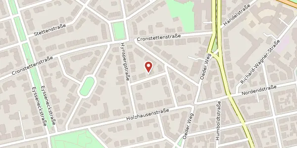Karte der Umgebung von Feyerleinstraße 8, 60322 Frankfurt