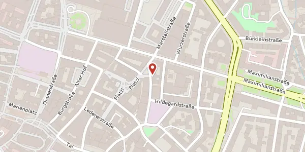 Karte der Umgebung von Am Kosttor 2, 80331 München