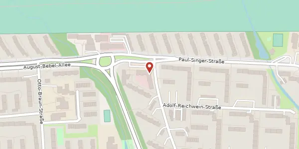 Karte der Umgebung von Paul-Singer-Str. 11a, 28329 Bremen
