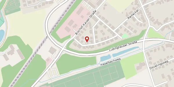 Karte der Umgebung von Beckweg 15, 48249 Dülmen