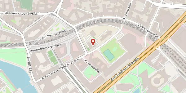 Karte der Umgebung von Rochstraße 9, 10178 Berlin