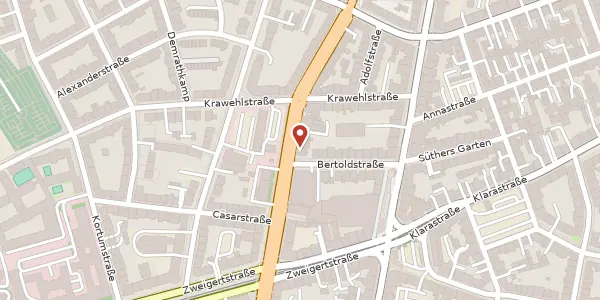 Karte der Umgebung von Alfredstr. 31, 45130 Essen