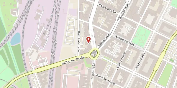 Karte der Umgebung von Otto-von-Guericke-Str. 55a, 39104 Magdeburg