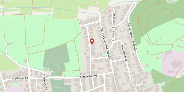 Karte der Umgebung von Korngasse 12, 69221 Dossenheim