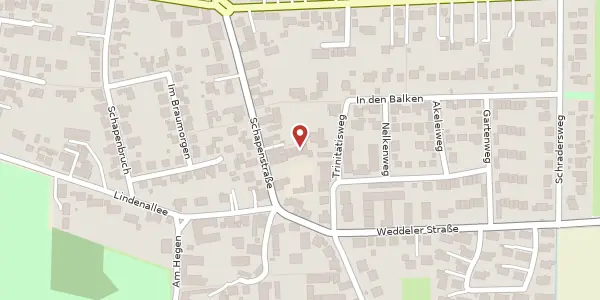 Karte der Umgebung von Schapenstraße 4e, 38104 Braunschweig
