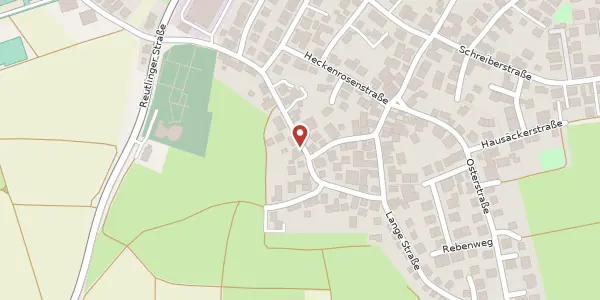 Karte der Umgebung von Friedhofstraße 7, 70794 Filderstadt