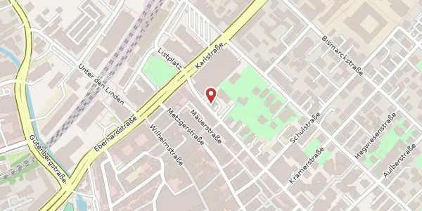 Karte der Umgebung von Gartenstraße 5, 72764 Reutlingen