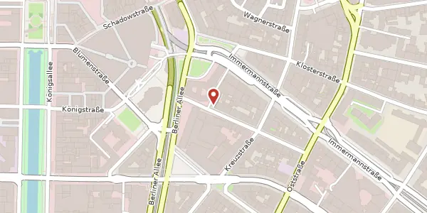 Karte der Umgebung von Marienstr. 10, 40212 Düsseldorf