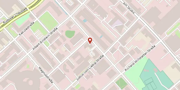 Karte der Umgebung von Volmerstraße 8, 12489 Berlin