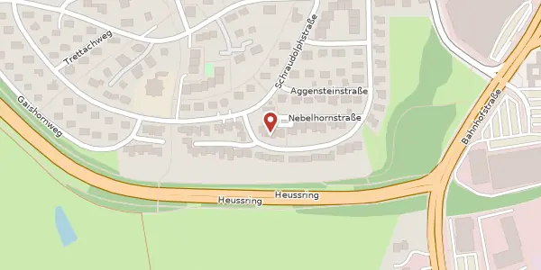Karte der Umgebung von Nebelhornstr. 15, 87435 Kempten