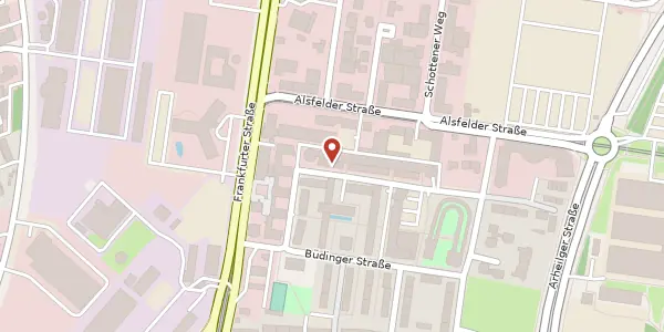 Karte der Umgebung von Bad Nauheimer Str. 2, 64289 Darmstadt