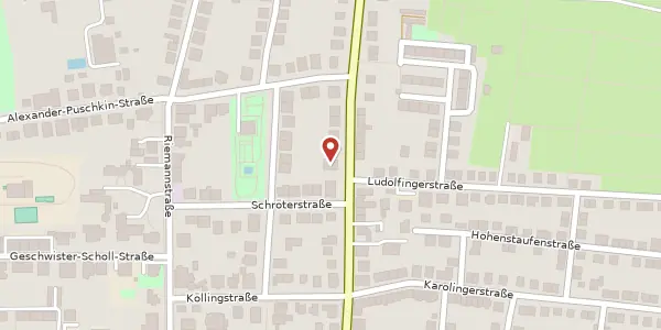 Karte der Umgebung von Stolberger Straße 46, 99734 Nordhausen