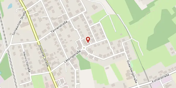 Karte der Umgebung von Gutenbergstraße 67, 01689 Weinböhla
