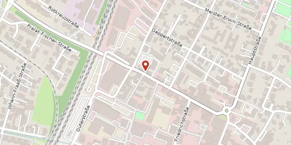 Karte der Umgebung von Rheinstraße 36, 77815 Bühl