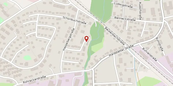 Karte der Umgebung von Strombergstraße 24, 72366 Balingen