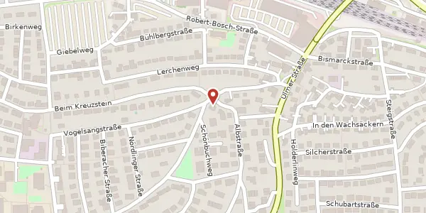 Karte der Umgebung von Albstraße 2, 89537 Giengen/Brenz