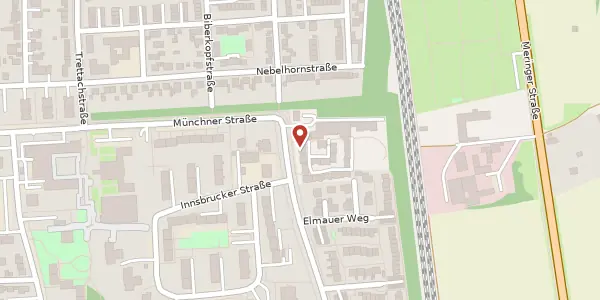 Karte der Umgebung von Garmischer Str. 3, 86163 München