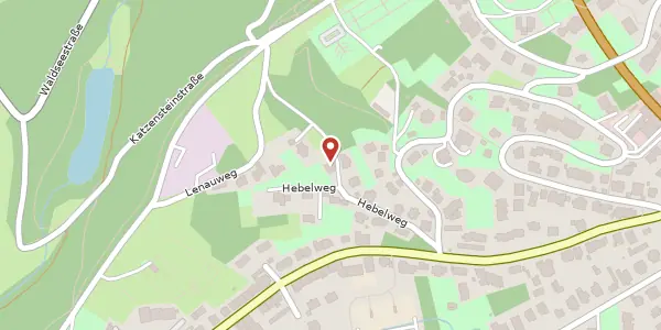 Karte der Umgebung von Hebelweg 7, 76530 Baden-Baden