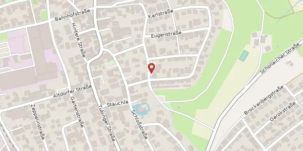 Karte der Umgebung von Friedrichstraße 23, 71088 Holzgerlingen
