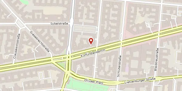 Karte der Umgebung von Kurfürstendamm 56, 10707 Berlin