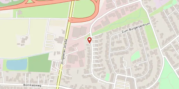 Karte der Umgebung von Büssinghook 29, 46395 Bocholt