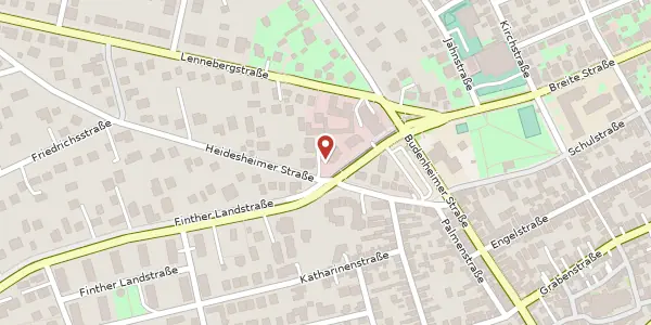 Karte der Umgebung von Heidesheimer Straße 26, 55124 Mainz
