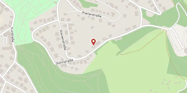 Karte der Umgebung von Stöhrstraße 11, 99817 Eisenach