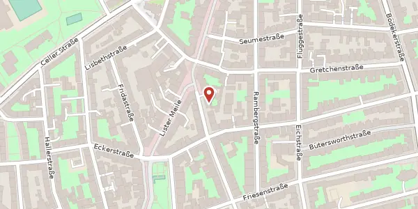 Karte der Umgebung von Sedanstraße 34, 30161 Hannover