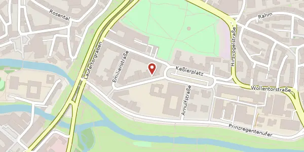 Karte der Umgebung von Theodorstr. 9, 90489 Nürnberg