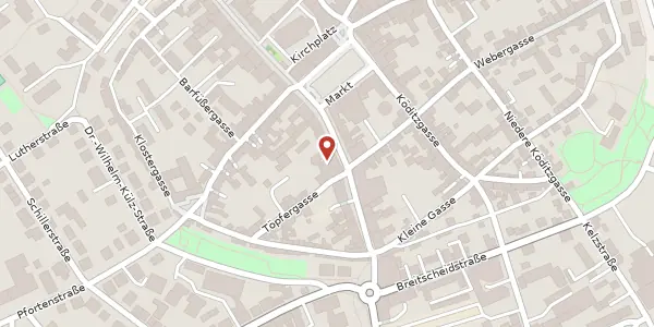 Karte der Umgebung von Obere Straße 12, 07318 Saalfeld