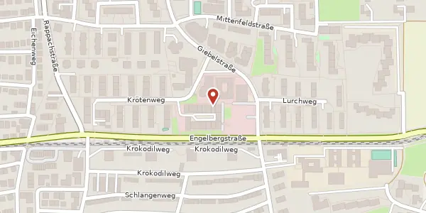 Karte der Umgebung von Krötenweg 7, 70499 Stuttgart
