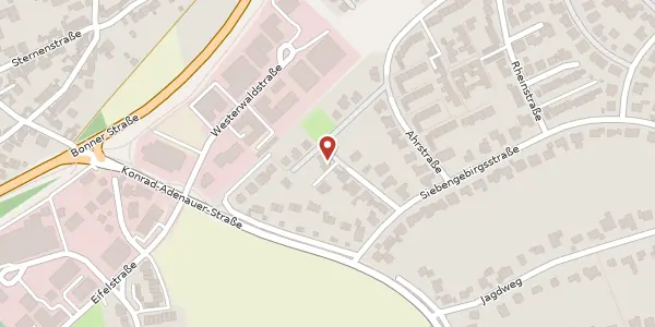 Karte der Umgebung von Moselstr 12-14, 53757 Sankt Augustin