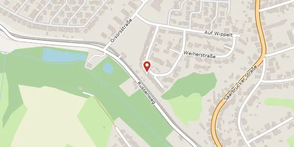 Karte der Umgebung von Dörschbachstraße 30 a, 66292 Riegelsberg