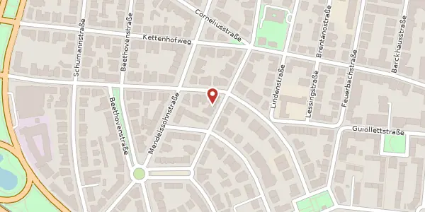Karte der Umgebung von Arndtstr. 11, 60325 Frankfurt