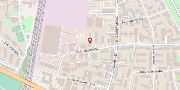 Karte der Umgebung von Stintzingstr. 42, 91052 Erlangen