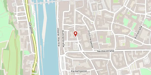 Karte der Umgebung von Augustinerstr. 22, 97070 Würzburg