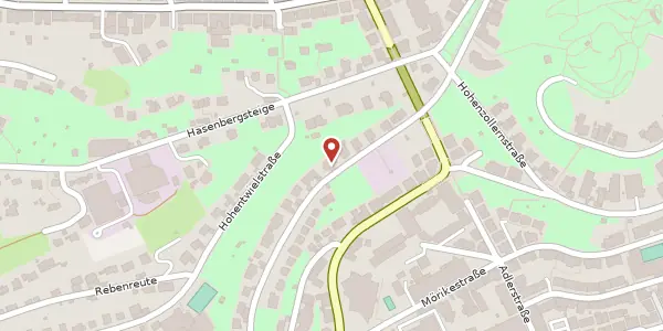 Karte der Umgebung von Wannenstraße 18, 70199 Stuttgart
