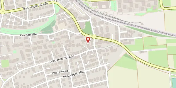 Karte der Umgebung von Markomannenstraße 20, 70771 Leinfelden-Echterdingen