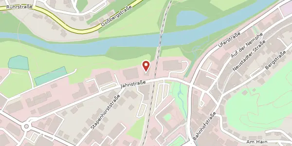 Karte der Umgebung von Jahnstraße 18, 35066 Frankenberg