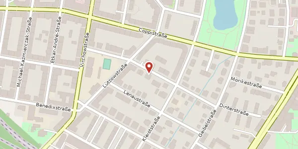 Karte der Umgebung von Dinterstraße 21, 04157 Leipzig