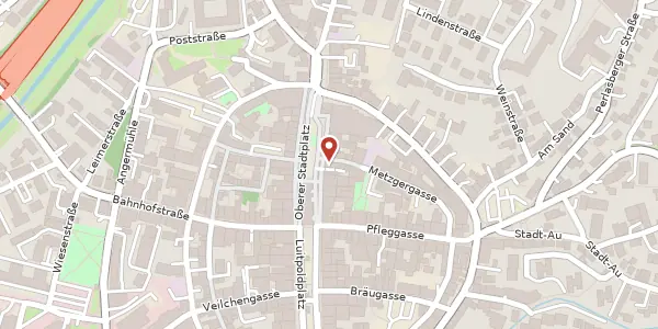 Karte der Umgebung von Metzgergasse 2 - 4, 94469 Deggendorf